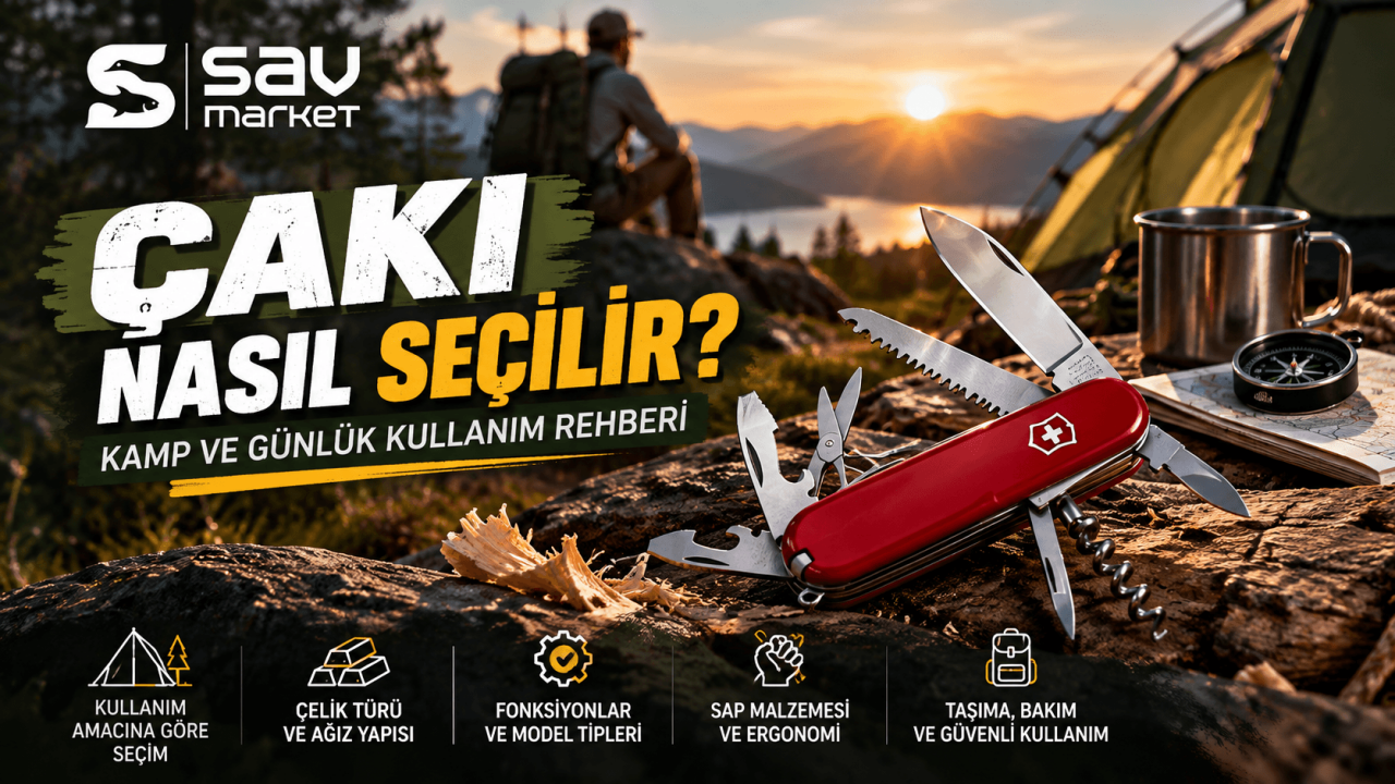 Çakı Nasıl Seçilir? Kamp ve Günlük Kullanım Rehberi