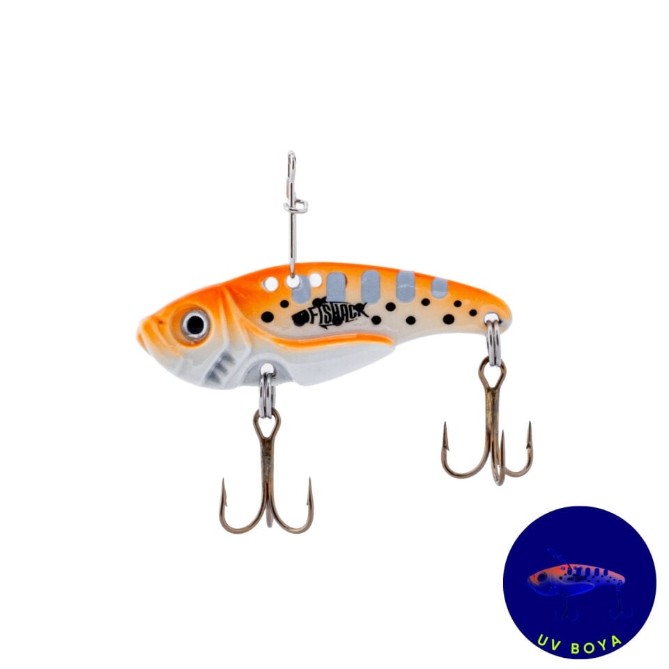 Vibrasyon Yem - LRF/Spin Jig - Fishack VibraX - 7g 40mm - Snow Drift