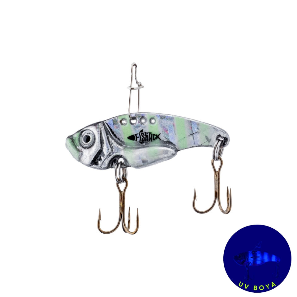 Vibrasyon Yem - LRF/Spin Jig - Fishack VibraX - 7g 40mm - Phantom Flash