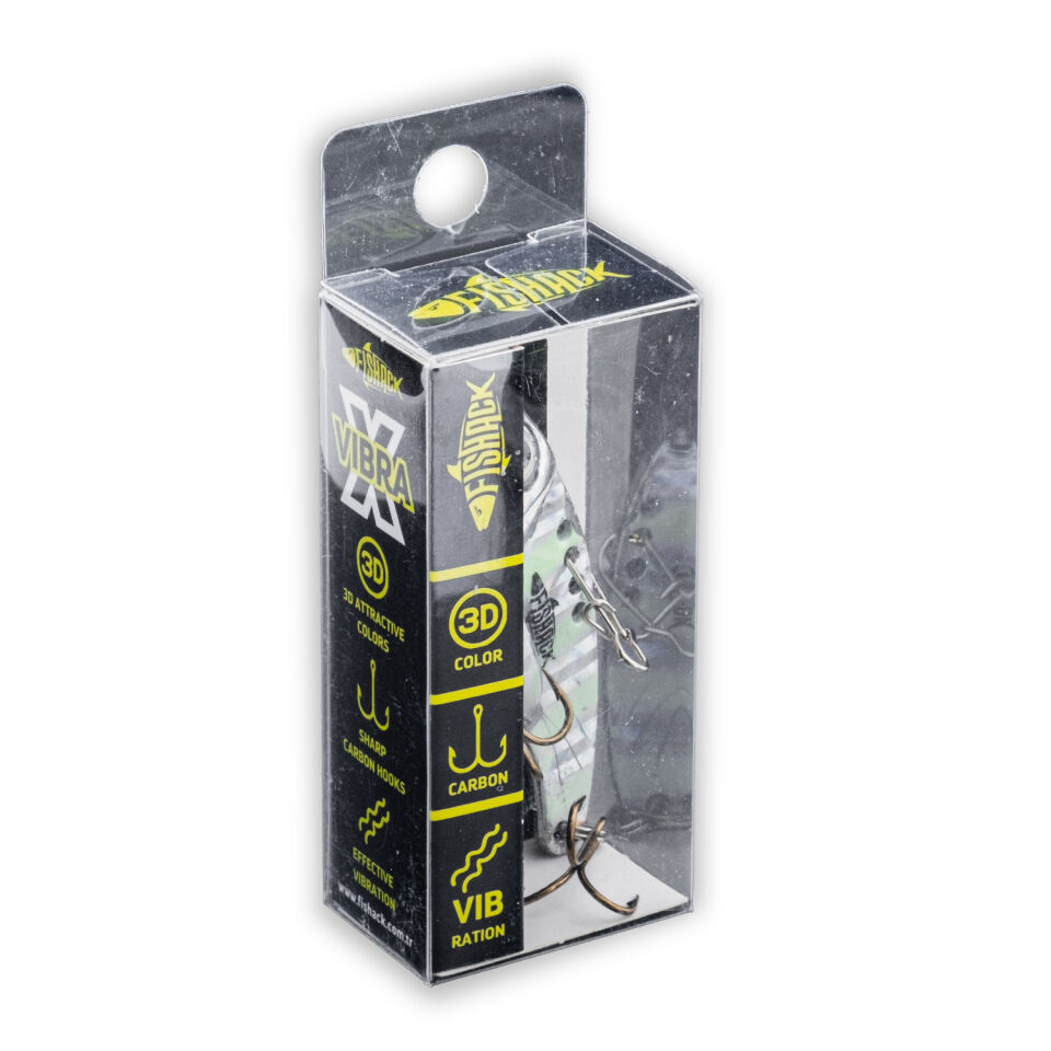 Vibrasyon Yem - LRF/Spin Jig - Fishack VibraX - 7g 40mm - Phantom Flash