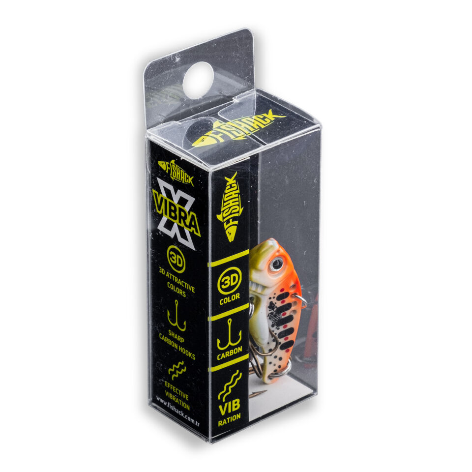 Vibrasyon Yem - LRF/Spin Jig - Fishack VibraX - 7g 40mm - Fire Dot