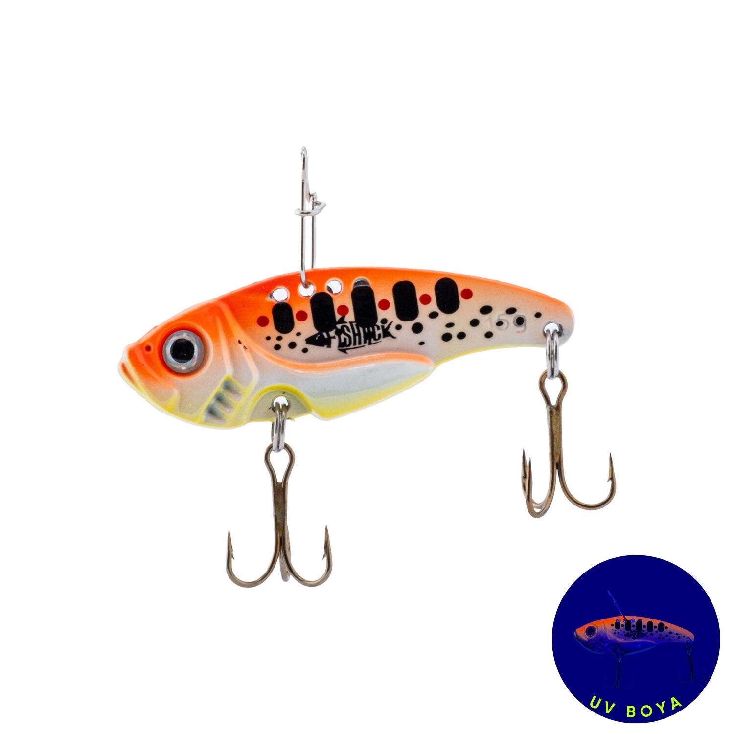 Vibrasyon Yem - LRF/Spin Jig - Fishack VibraX - 15g 55mm - Fire Dot