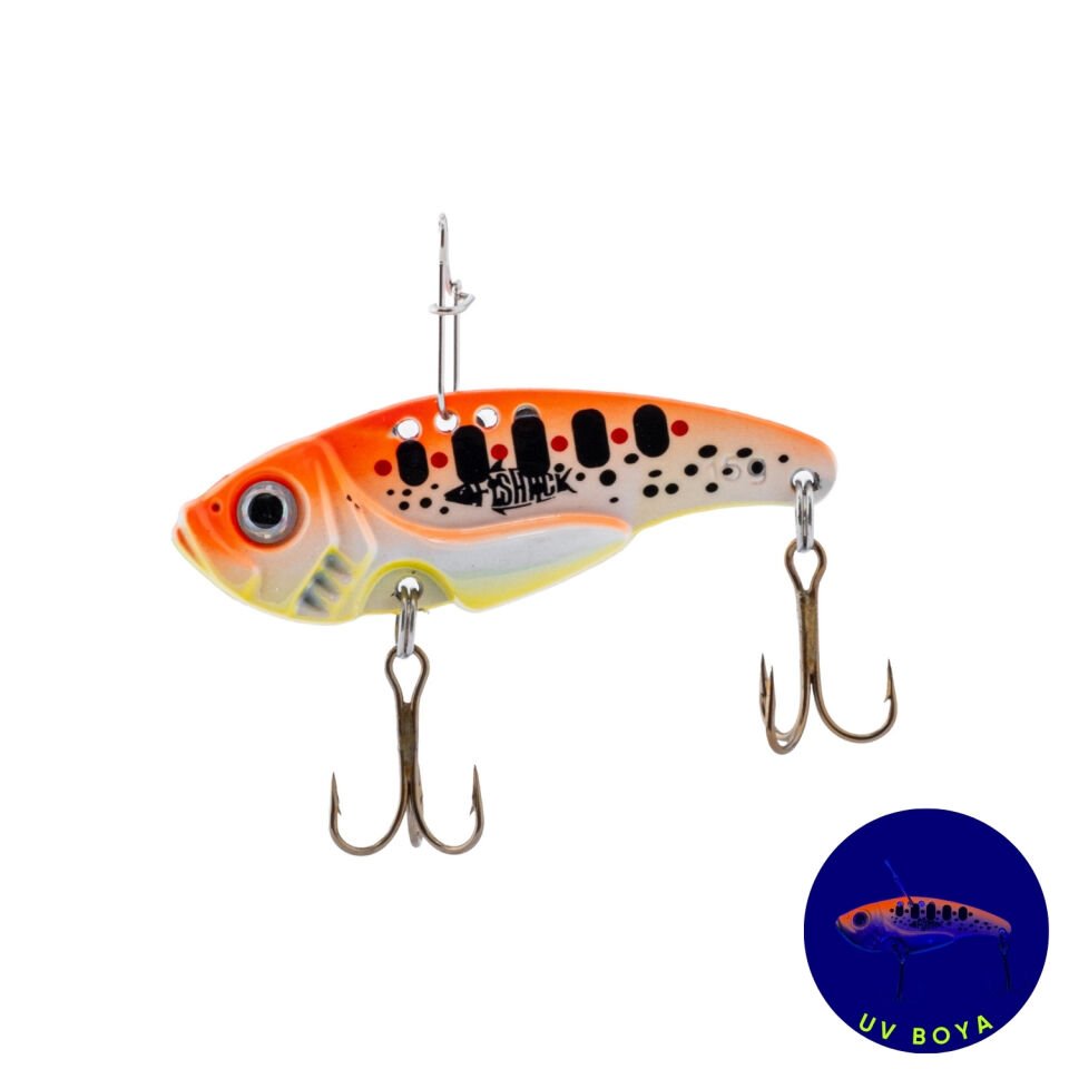 Vibrasyon Yem - LRF/Spin Jig - Fishack VibraX - 15g 55mm - Fire Dot