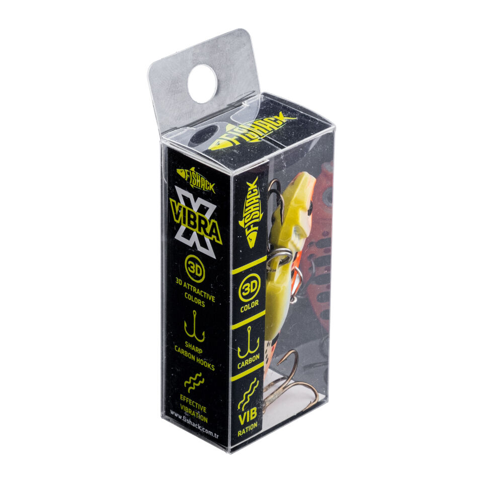 Vibrasyon Yem - LRF/Spin Jig - Fishack VibraX - 15g 55mm - Fire Dot
