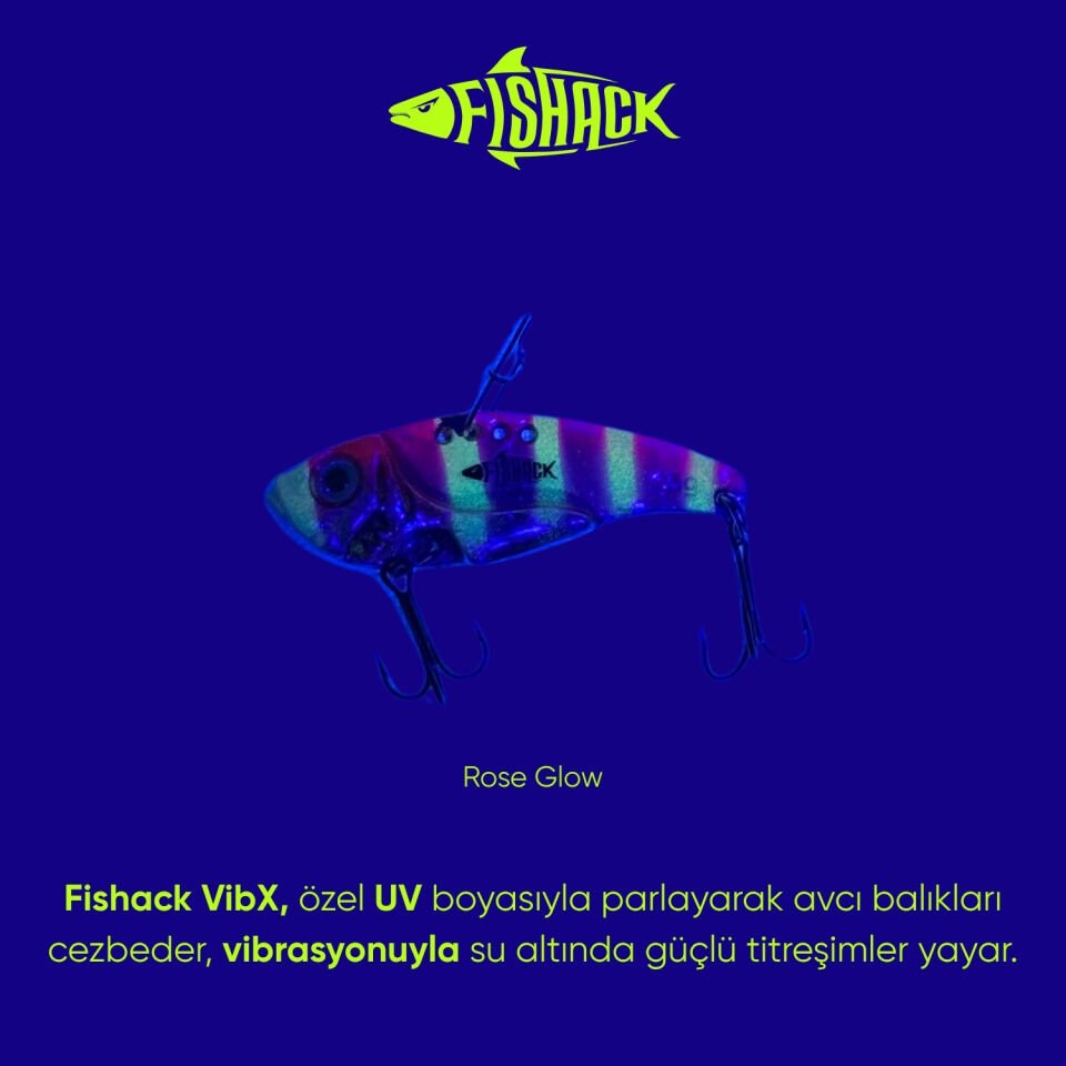 Vibrasyon Yem - LRF/Spin Jig - Fishack VibraX - 15g 55mm - Rose Glow
