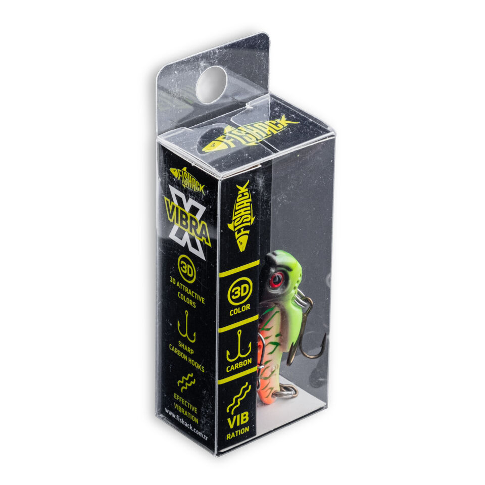 Vibrasyon Yem - LRF/Spin Jig - Fishack VibraX - 7g 40mm - UV Blaze