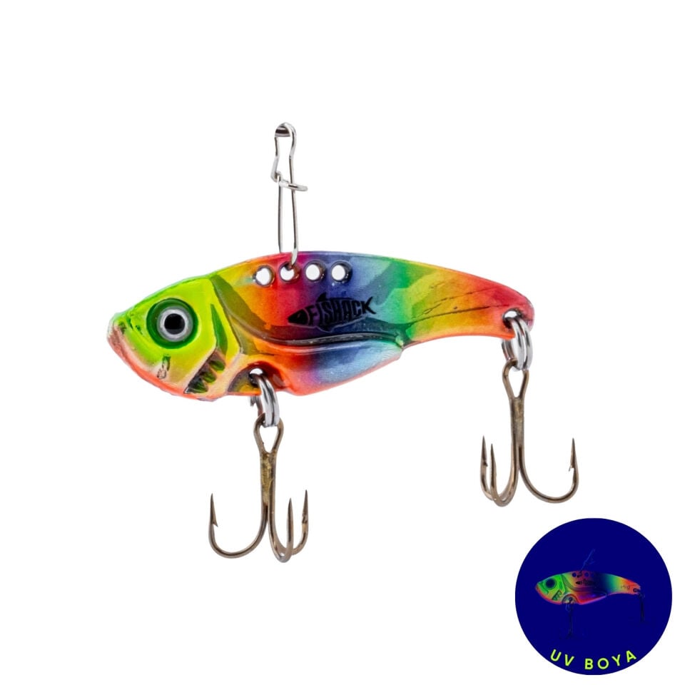 Vibrasyon Yem - LRF/Spin Jig - Fishack VibraX - 15g 55mm - Rainbow Fury