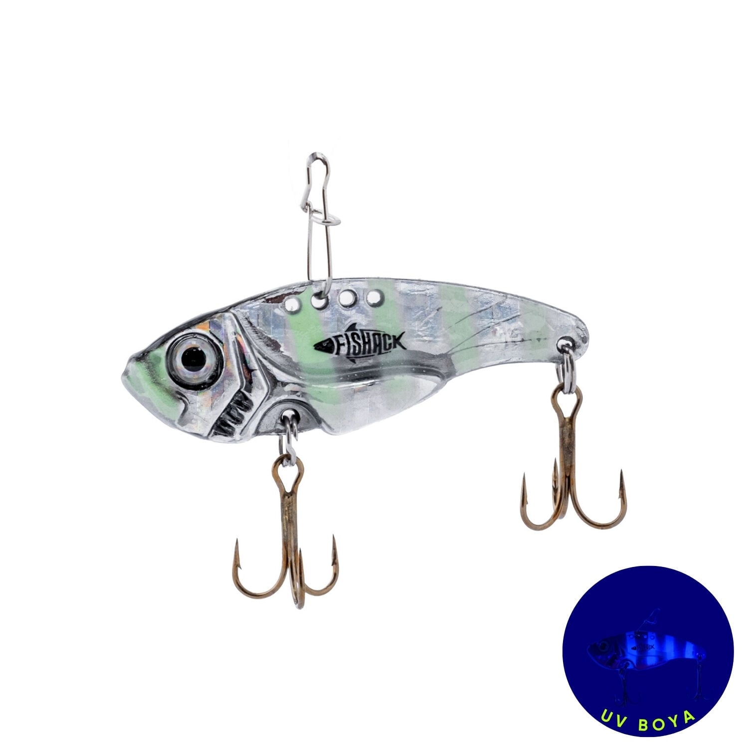Vibrasyon Yem - LRF/Spin Jig - Fishack VibraX - 15g 55mm - Phantom Flash