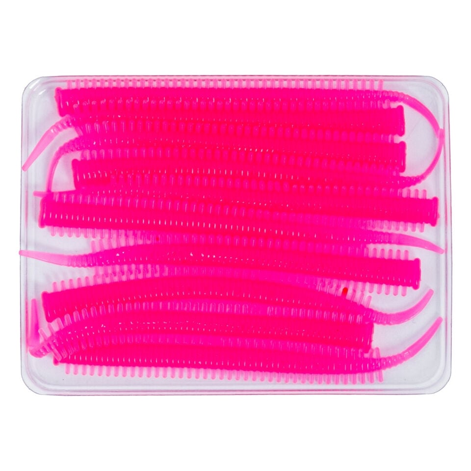 Silikon Kurt Yem - LRF Yem - 1g 70mm - Fishack Wormix - 10 Adet - Pink Glow