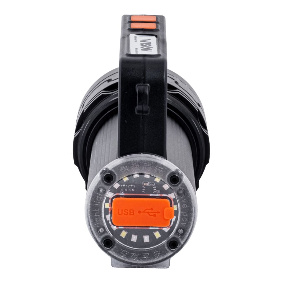 Şarj Edilebilir El Feneri - Wison - 5500 Lümen - 55 Watt