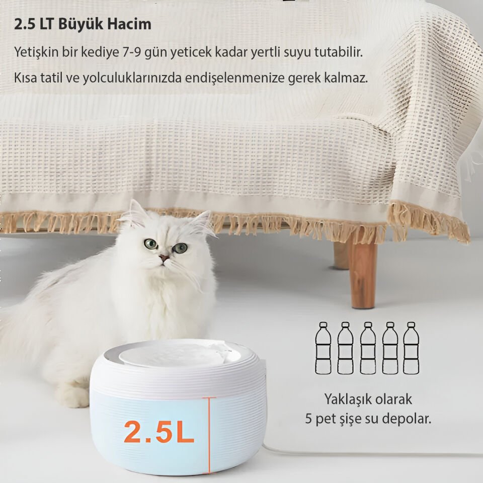 Cattie Kedi Köpek Akıllı Su Pınarı
