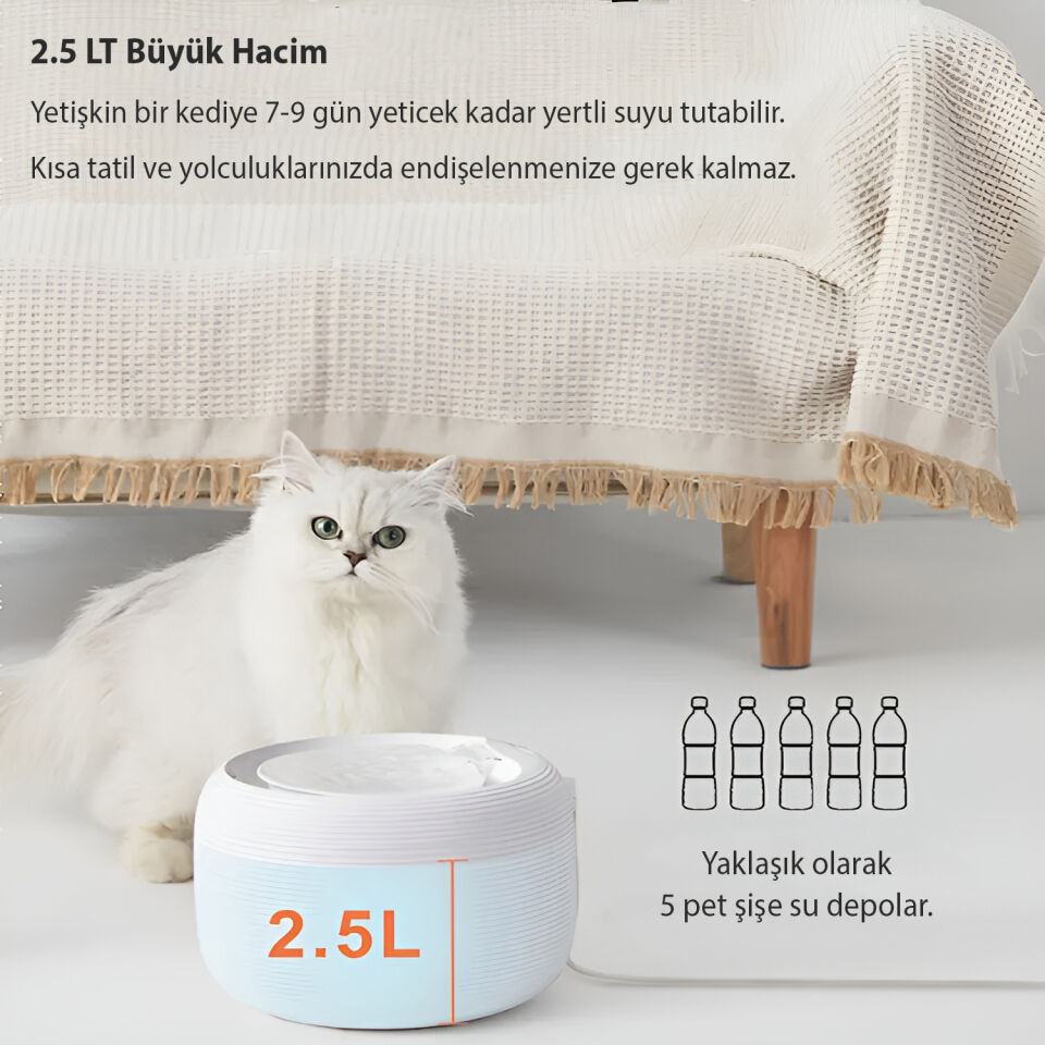Cattie Kedi Köpek Akıllı Su Pınarı