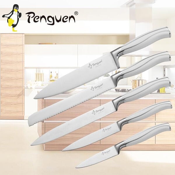 Mutfak Bıçak Seti - 6'lı  - Hera - Inox - Penguen (PNG-1802)