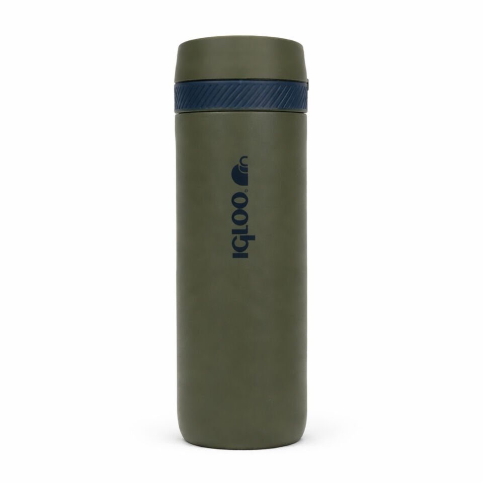Çelik Mug Termos - Igloo - Squid - 600ml - Haki - 205801