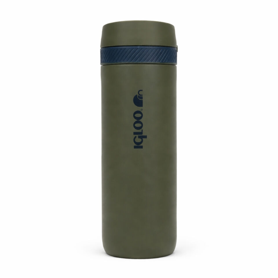 Çelik Mug Termos - Igloo - Squid - 600ml - Haki - 205801