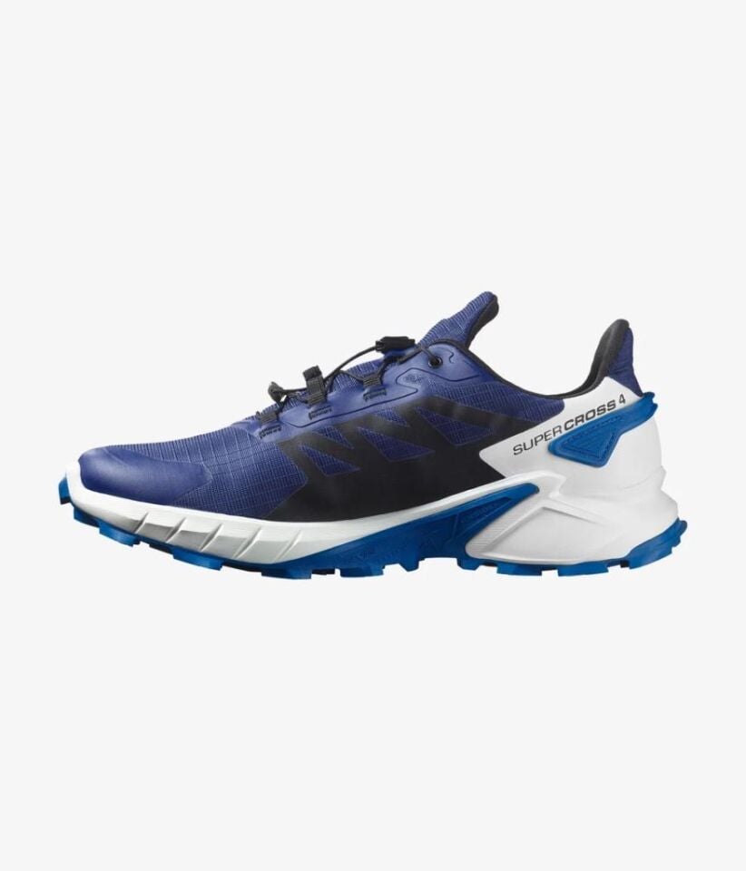 Salomon Supercross 4 Erkek Koşu Ayakkabısı - Blue Print/Black/Lapis Blue