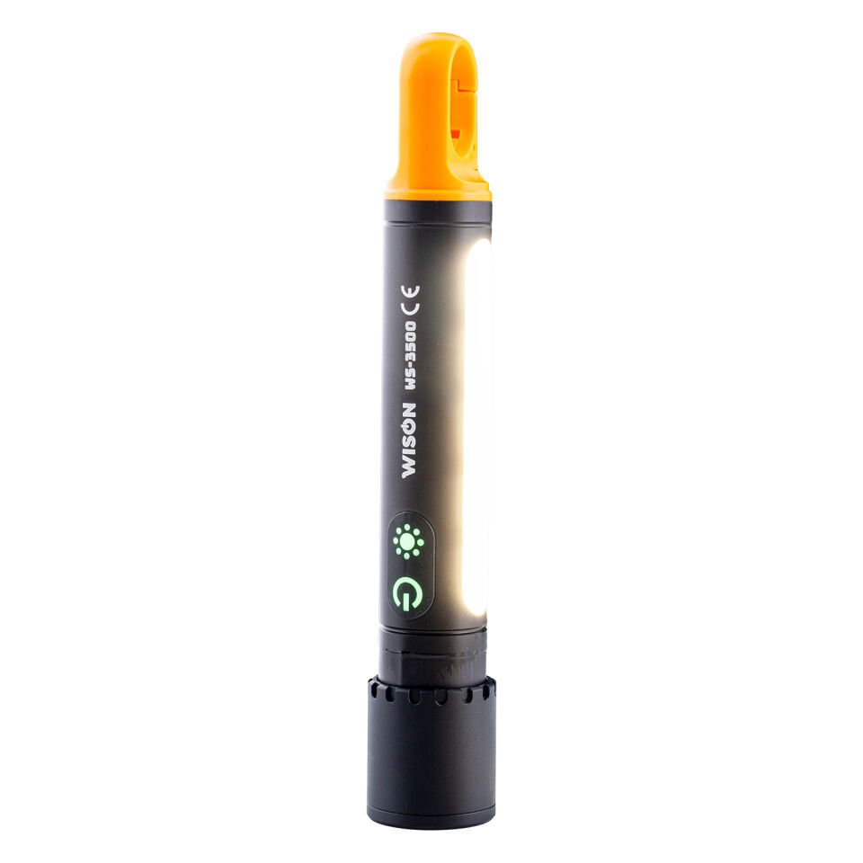 Şarj Edilebilir El Feneri - Wison - 1500 Lümen - 10 Watt - Zoomlu - COB LED