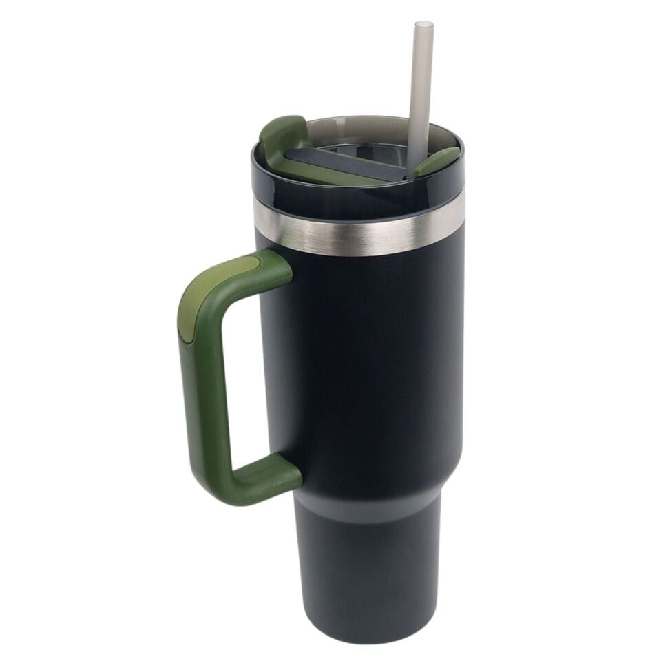 Çelik Mug Termos - Igloo - Stadler - 1.2 lt - Siyah/Haki - 205787