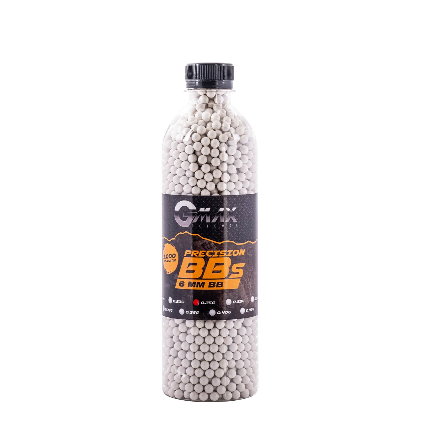 Plastik Bilye 6mm - Gmax - 0.25 gr - 3000'li