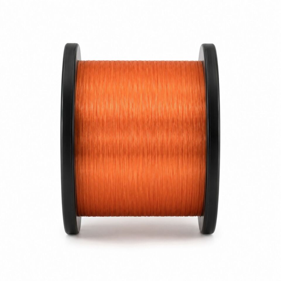 1000 MT Bobin Misina - Crystal - Turuncu - Ekstra Güçlü - 0,40 MM