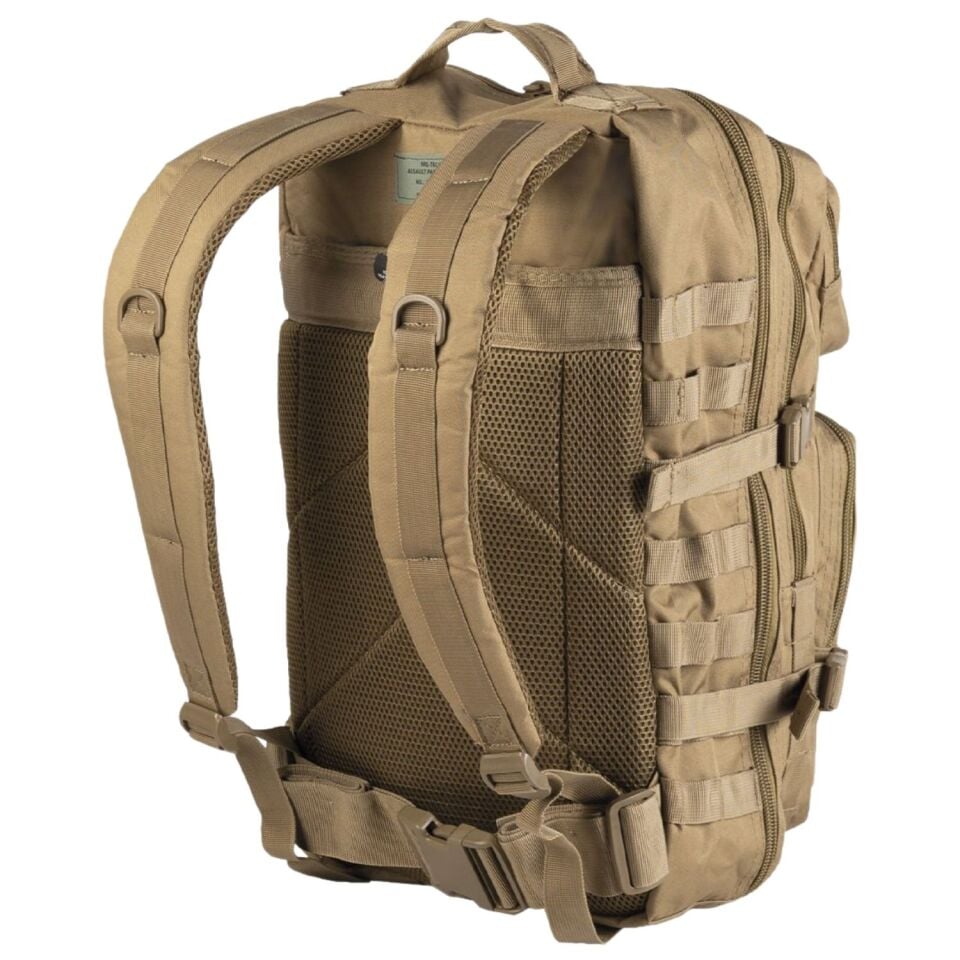 Taktikal Sırt Çantası - Mil-Tec Trum - 20 lt - Coyote - (14002005)