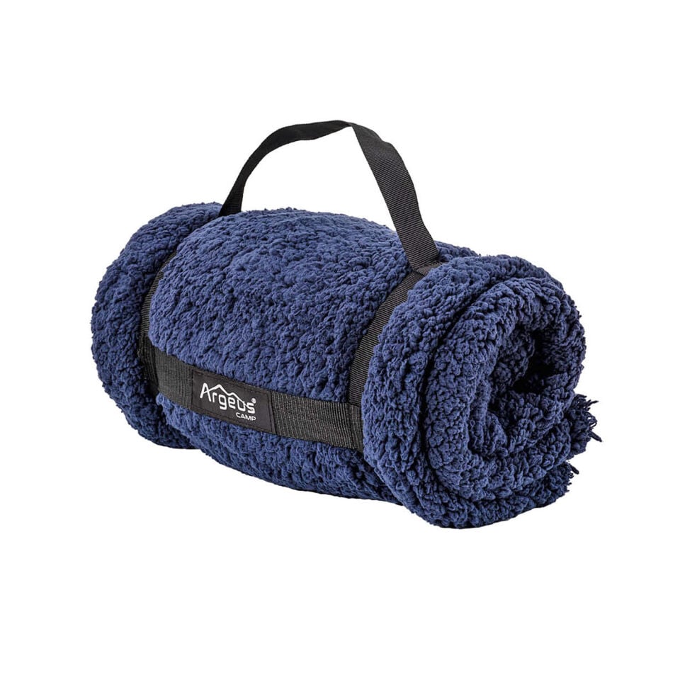 Peluş Polar Televizyon Battaniyesi - Lacivert