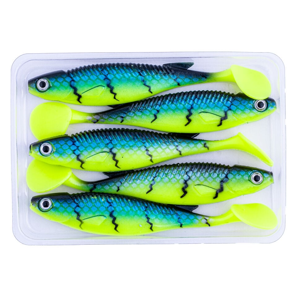 Silikon Balık - 10g 100mm - Fishack PredatorX - UV Boyalı - Wave