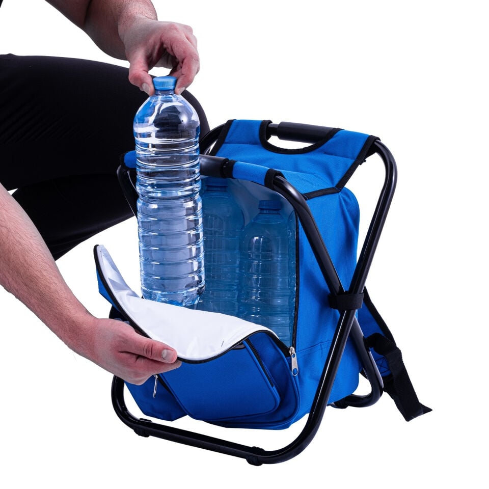 Katlanabilir Soğutuculu Sırt Çantalı Tabure - Argeus ChillPack - Mavi
