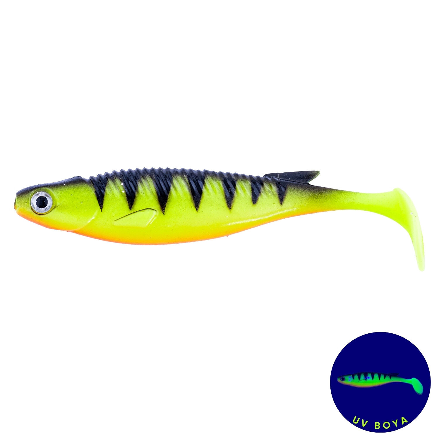 Silikon Balık - 10g 100mm - Fishack PredatorX - UV Boyalı - Twitch