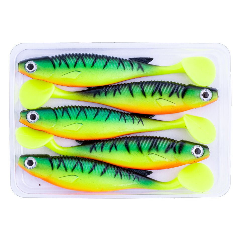 Silikon Balık - 10g 100mm - Fishack PredatorX - UV Boyalı - Drill