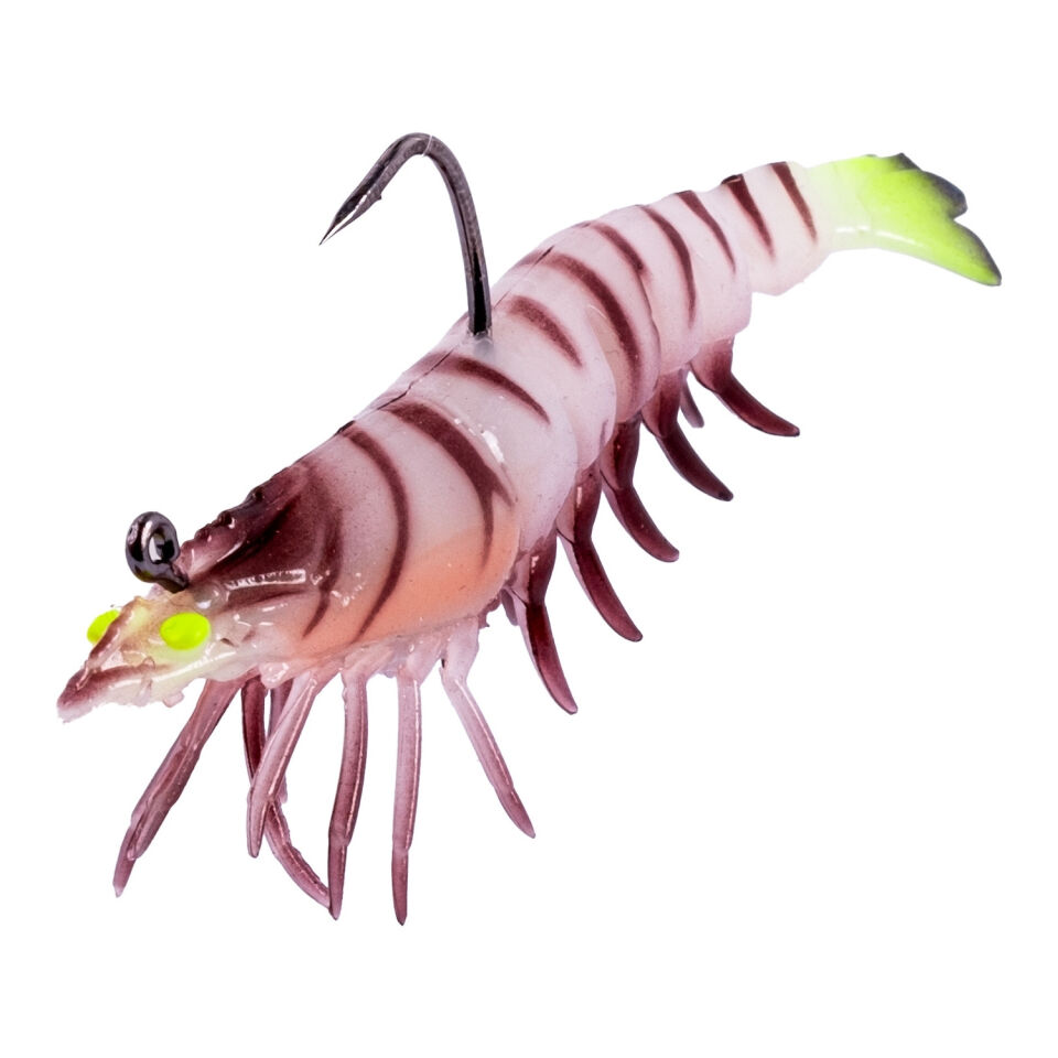 Silikon Karides Yem - 7g 75mm - Fishack Krillax - UV Boyalı - Ghost Shrimp