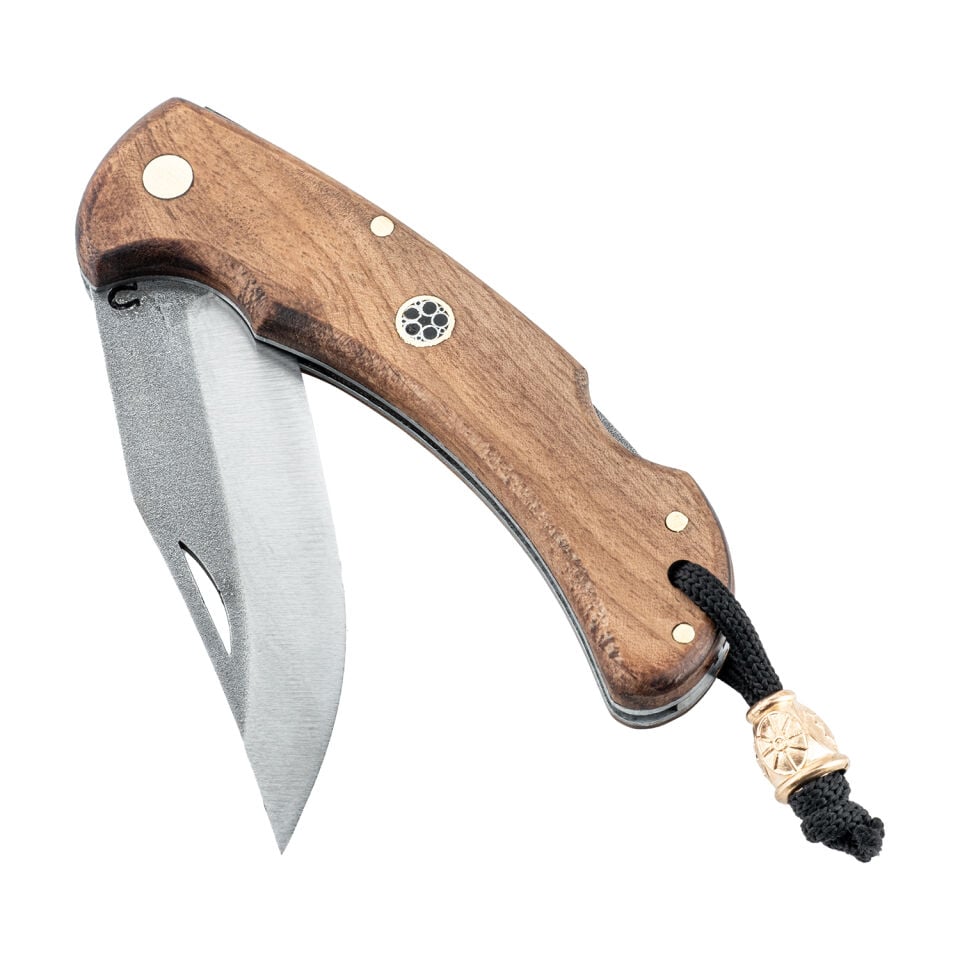 Katlanır Cep Çakısı - Ahşap Saplı - İpli - Savex - 3279