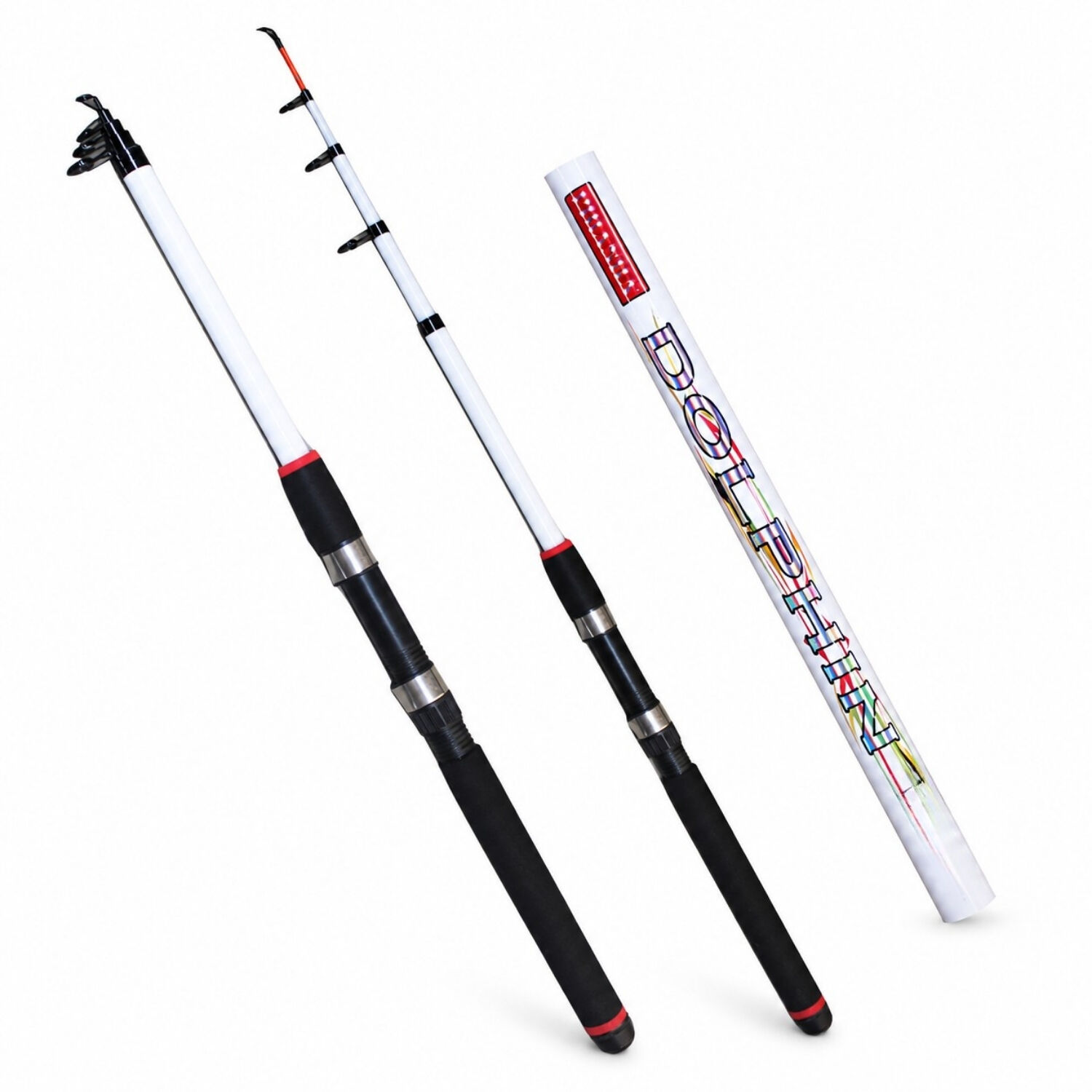 Teleskopik Olta Kamışı - Dolphin - 300cm 50/150 gr - Beyaz