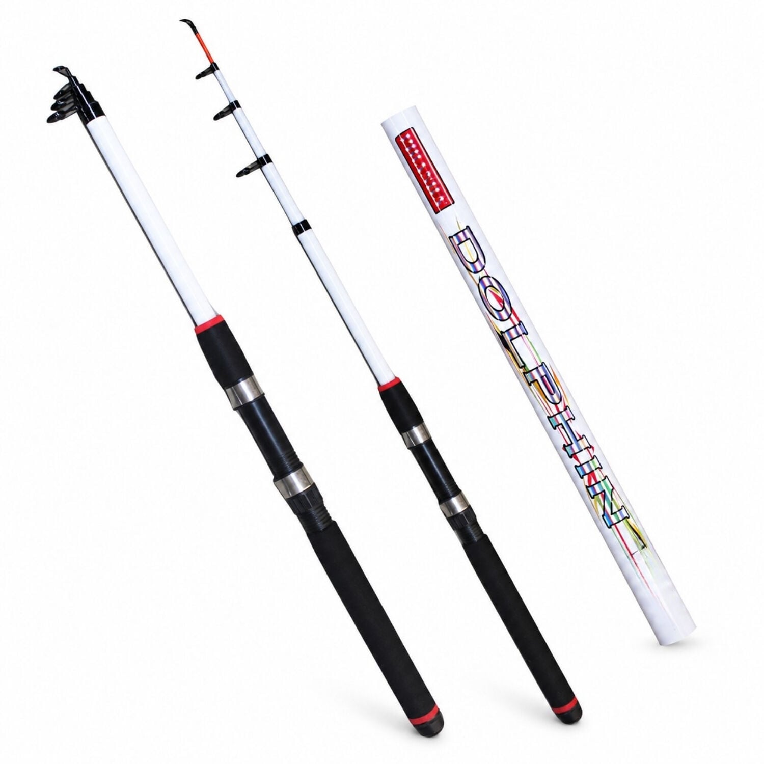 Teleskopik Olta Kamışı - Dolphin - 300cm 50/150 gr - Beyaz