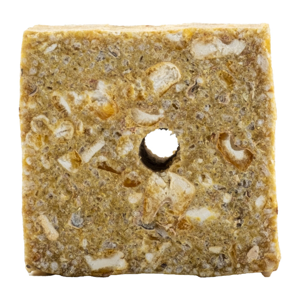 Sazan Yemi - Delikli Küspe - Mısır - Kare - 1 KG Paket