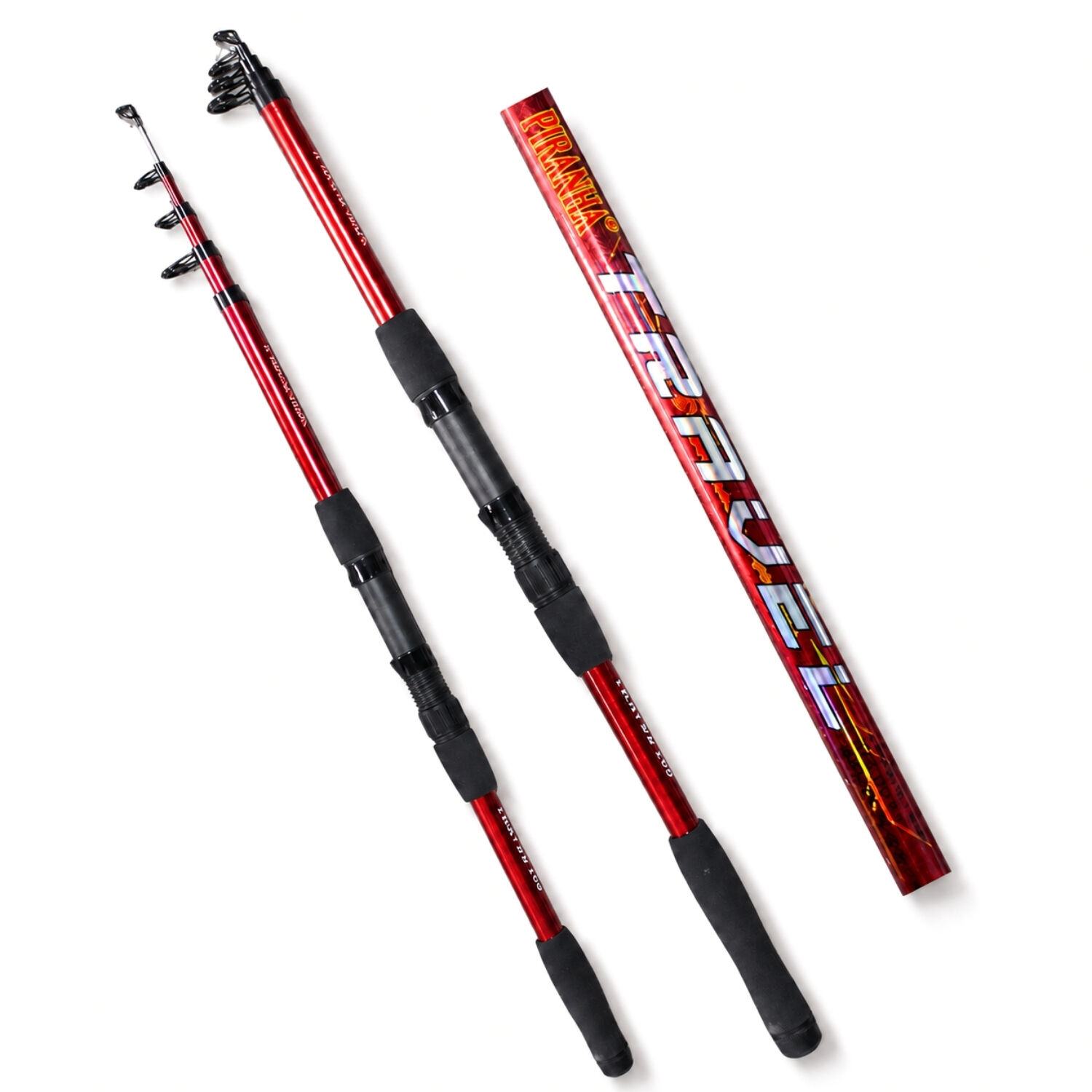 Teleskopik Olta Kamışı - Travel - 165cm 50/150 gr - Bordo