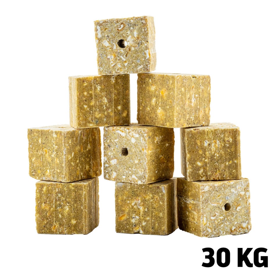 Sazan Yemi - Delikli Küspe - Mısır - Kare - 30 Kg