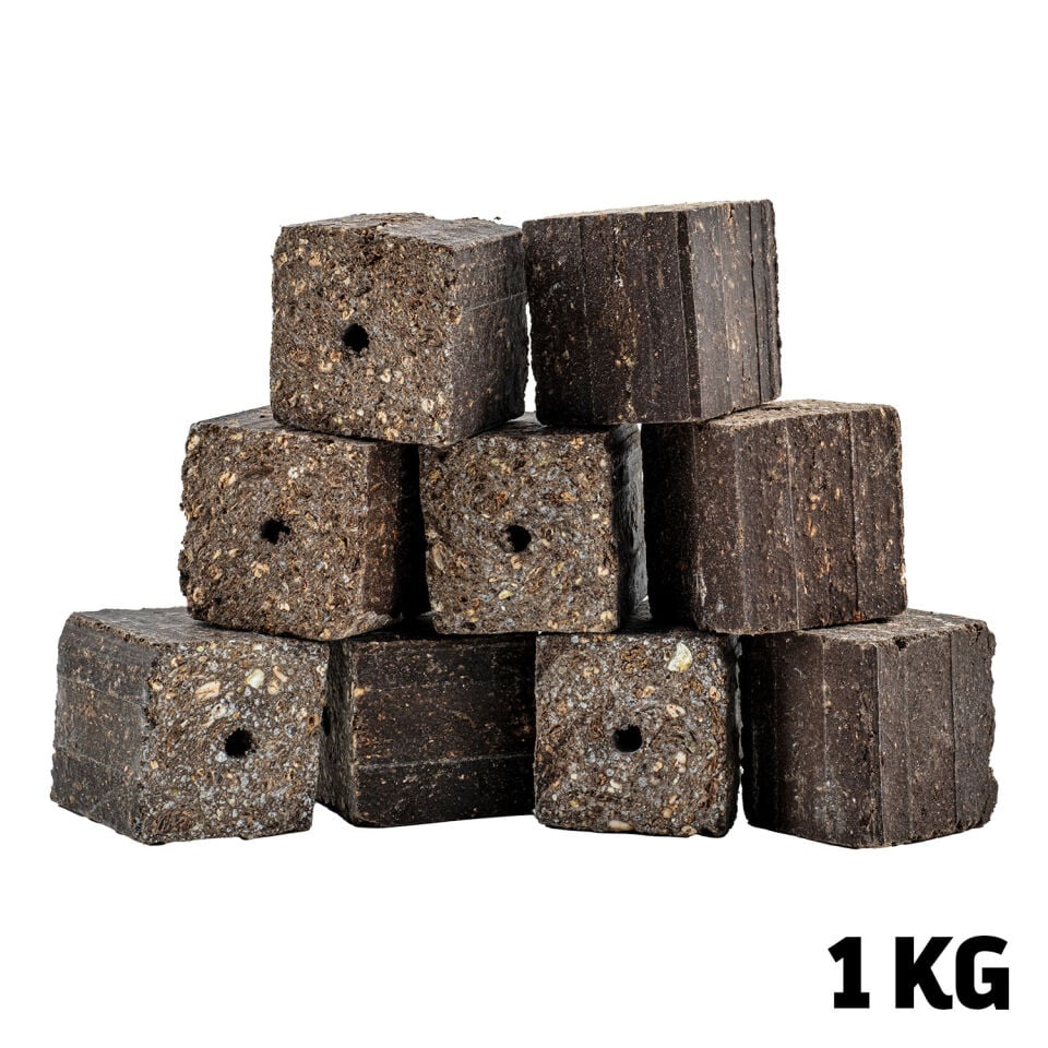 Sazan Yemi - Delikli Küspe - Ayçiçek - Kare - 1 KG Paket