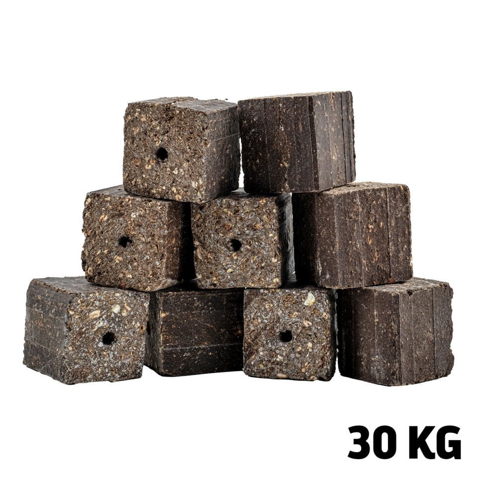 Sazan Yemi - Delikli Küspe - Ayçiçek - Kare - 30 Kg