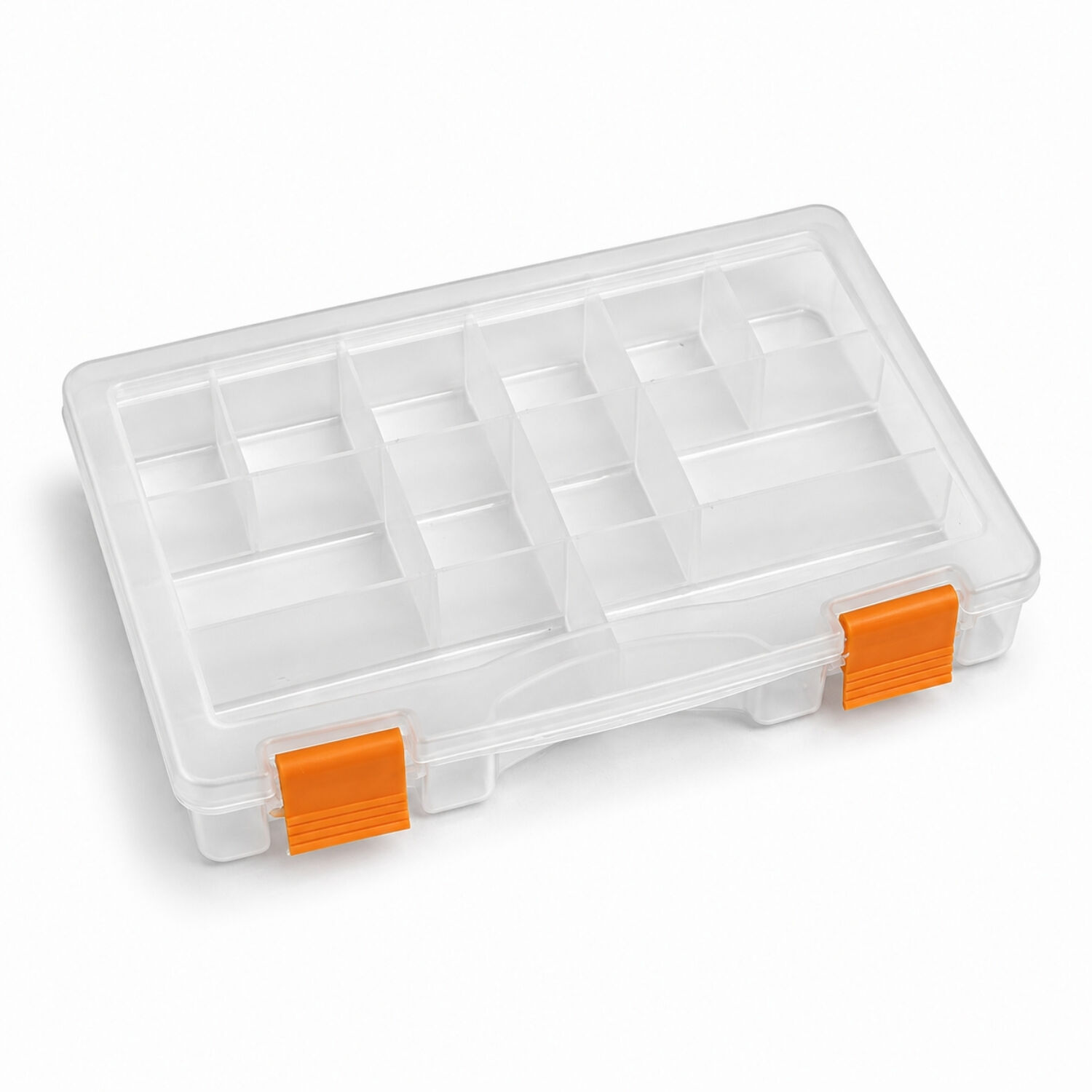 Organizer Kutu - Şeffaf Malzeme Kutusu - 12 Bölmeli 9'' - (ASR-2063)