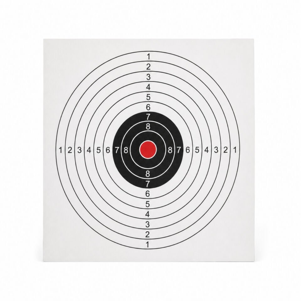 Airsoft Hedef Kağıdı 100'lü