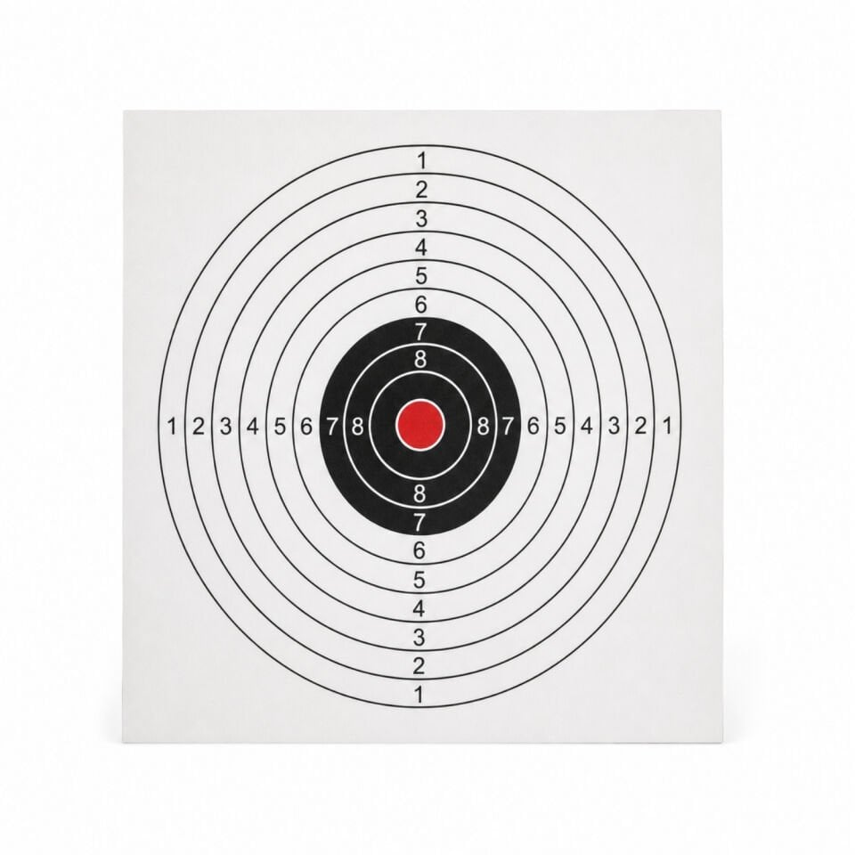 Airsoft Hedef Kağıdı 100'lü