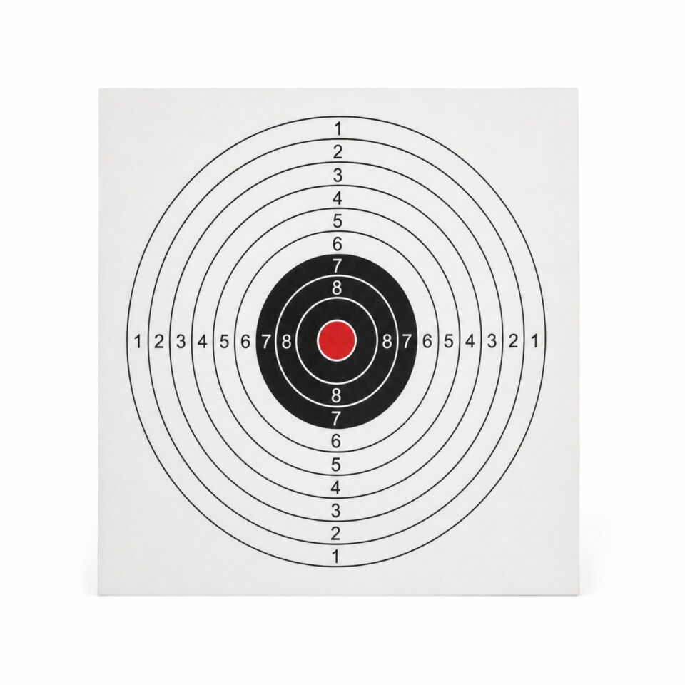 Airsoft Hedef Kağıdı 100'lü