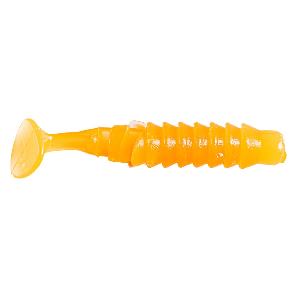 Silikon Kurt Yem - 1,5g 45mm - Fishack - 10 Adet - UV Sillikon - Turuncu