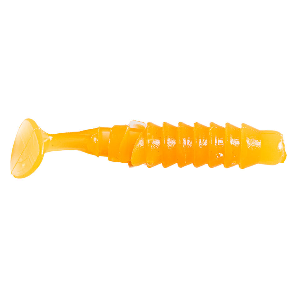 Silikon Kurt Yem - 1,5g 45mm - Fishack - 10 Adet - UV Sillikon - Turuncu