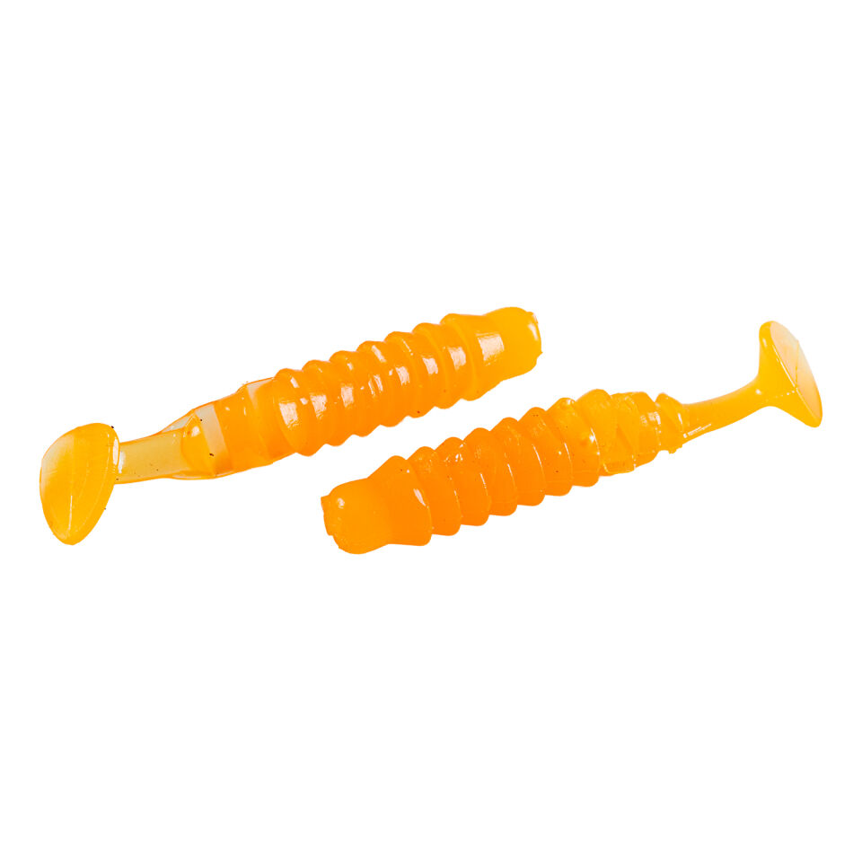 Silikon Kurt Yem - 1,5g 45mm - Fishack - 10 Adet - UV Sillikon - Turuncu