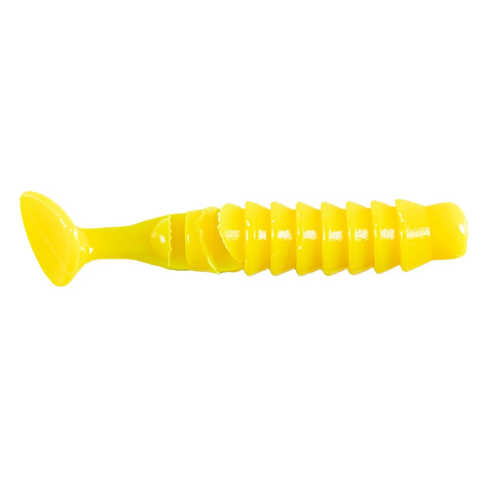 Silikon Kurt Yem - 1,5g 45mm - Fishack - 10 Adet - UV Silikon - Limon
