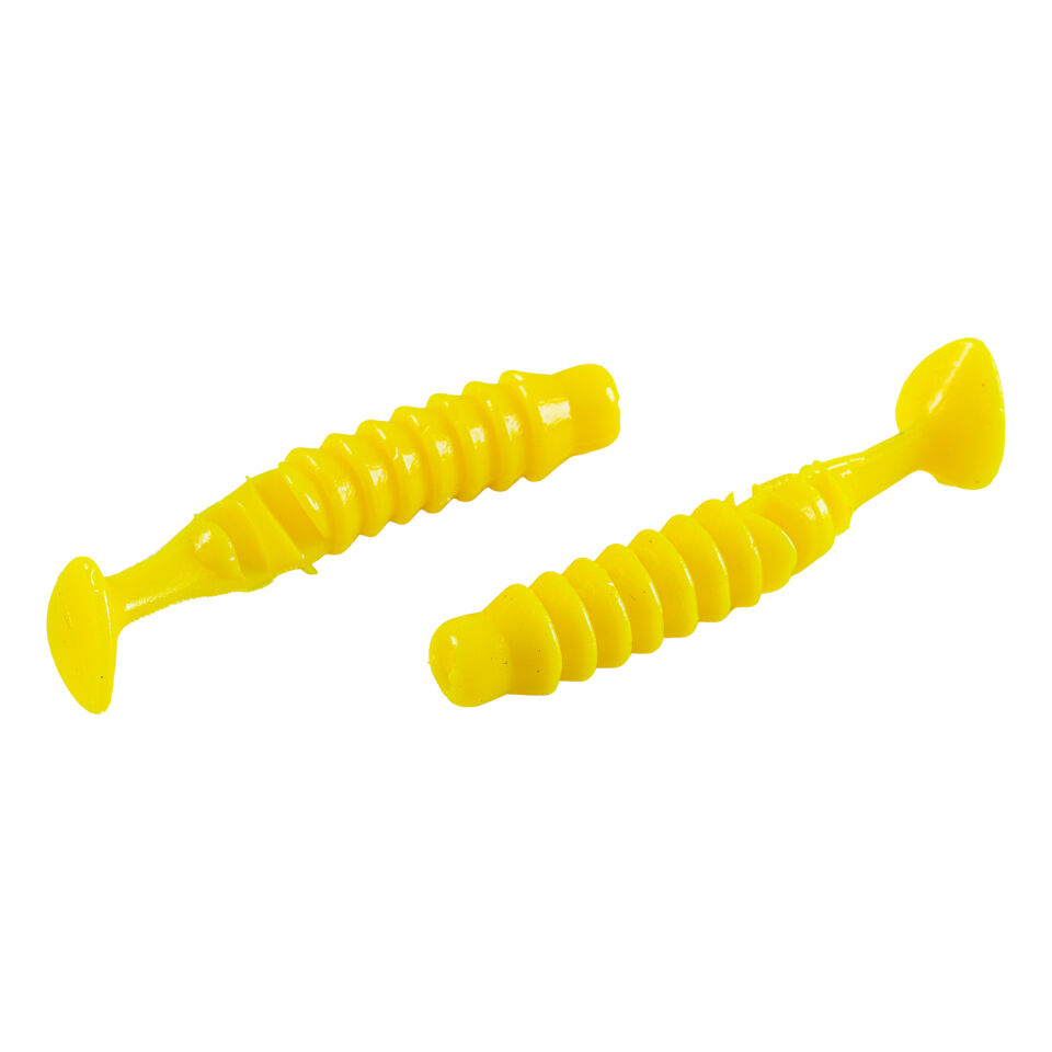 Silikon Kurt Yem - 1,5g 45mm - Fishack - 10 Adet - UV Silikon - Limon