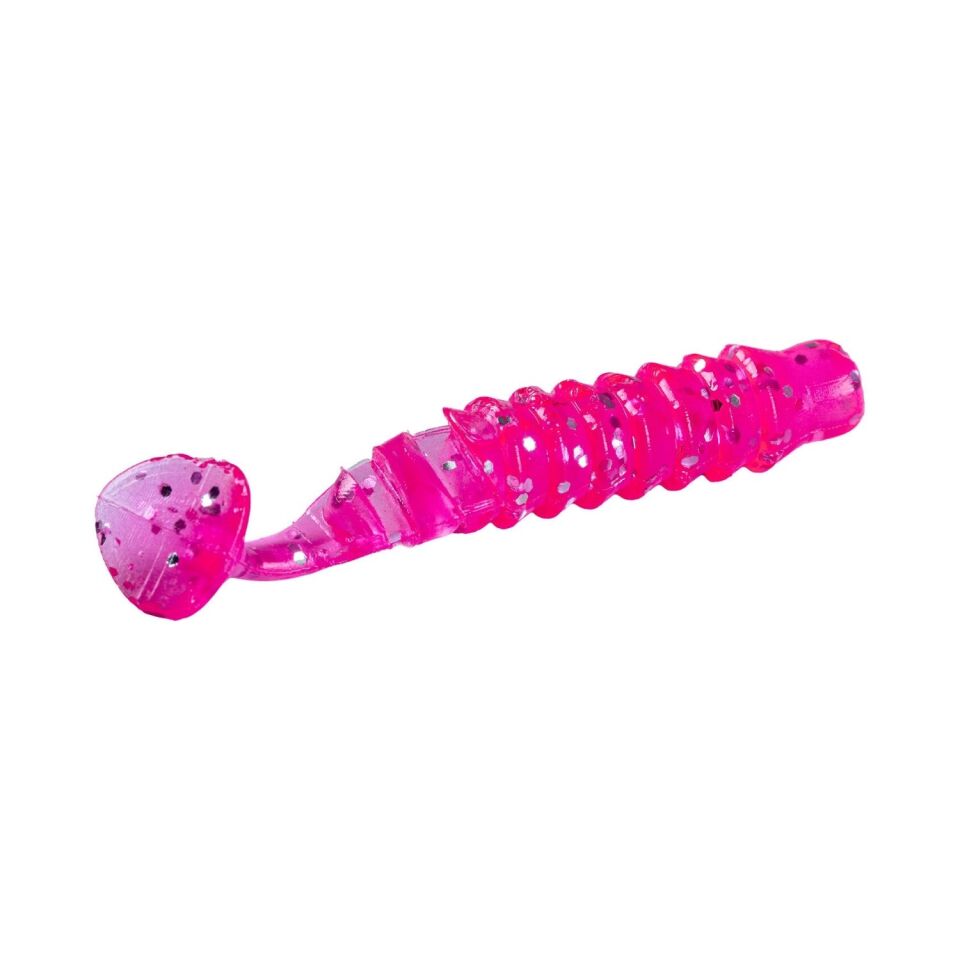 Silikon Kurt Yem - 1,5g 45mm - Fishack - 10 Adet - UV Silikon - Pembe
