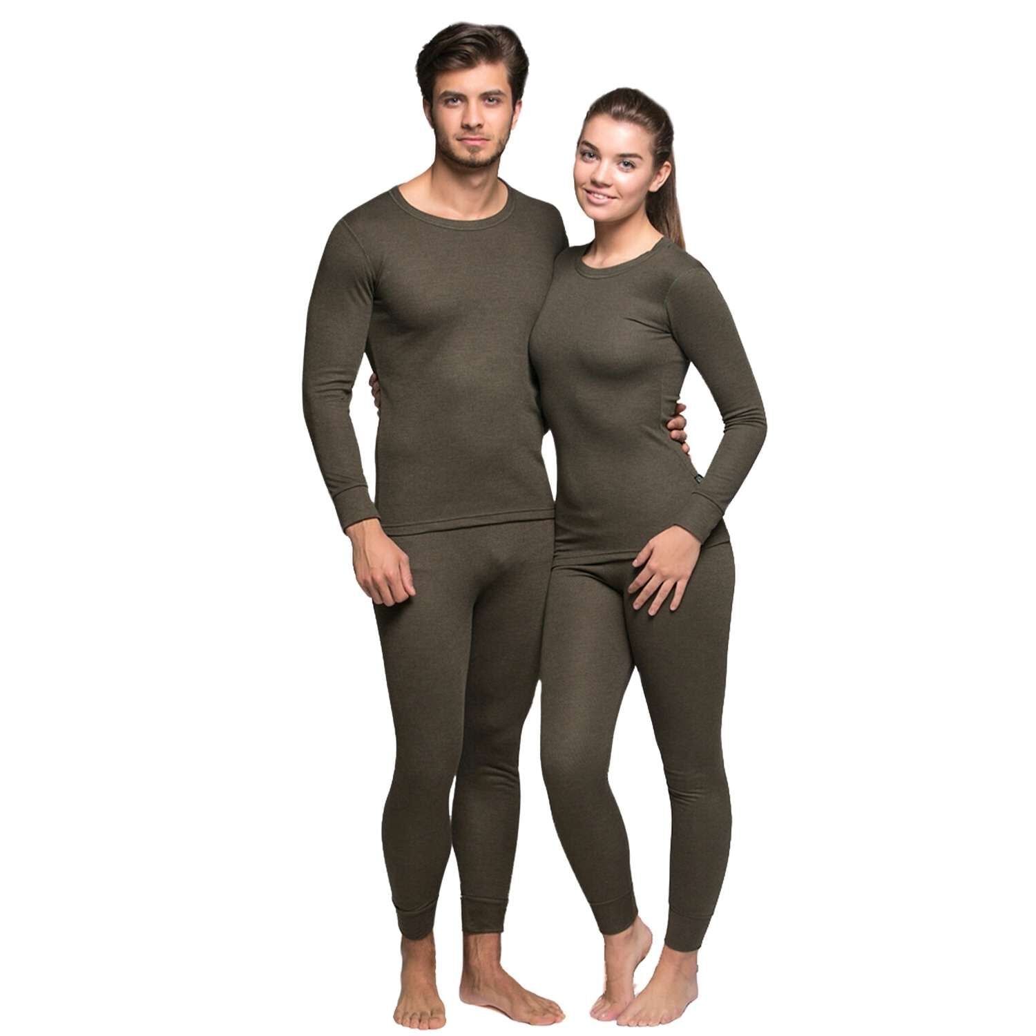 Thermoform Heavy haki yetişkin termal içlik